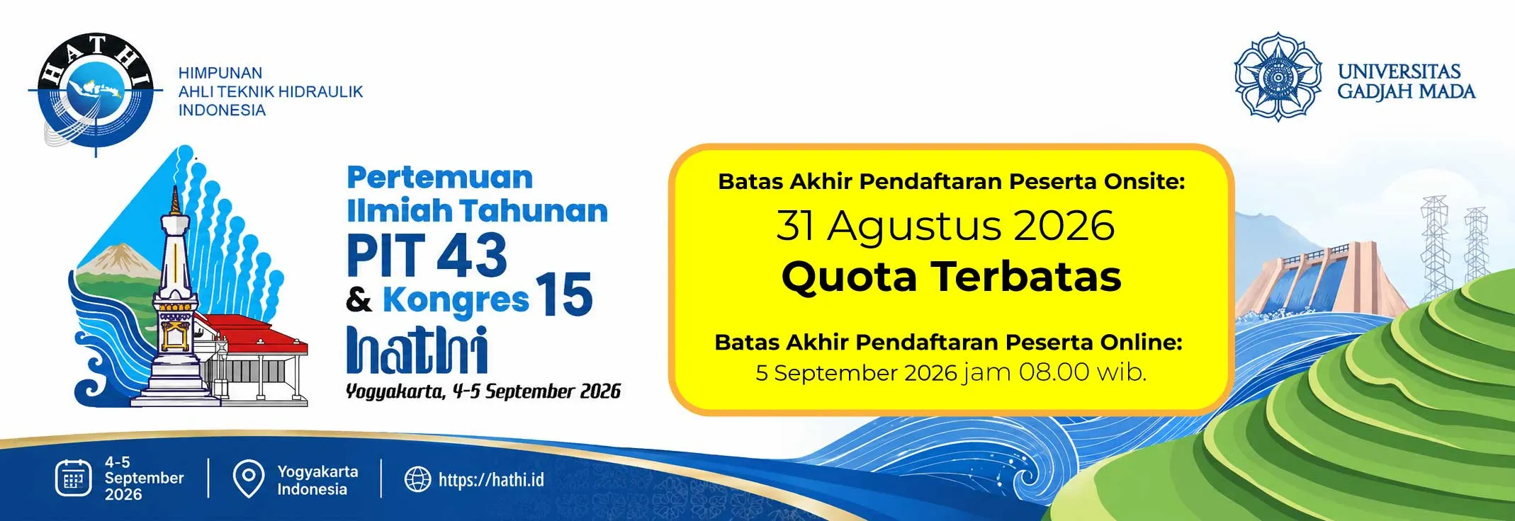 Poster PIT 43 dan Kongres 15 HATHI